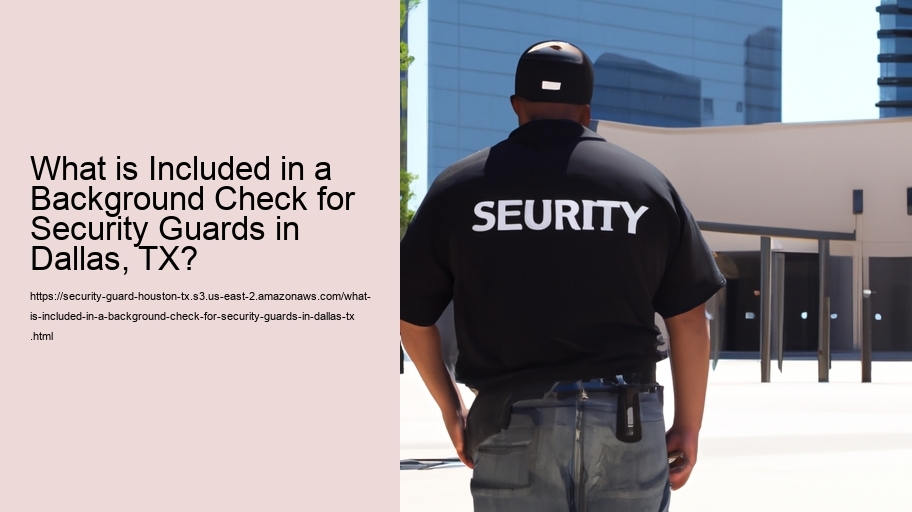 What is included in the duties of commercial property security guards in Houston, TX?